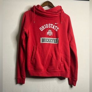 NIKE Ohio State Buckeyes Funnel Neck Hoodie